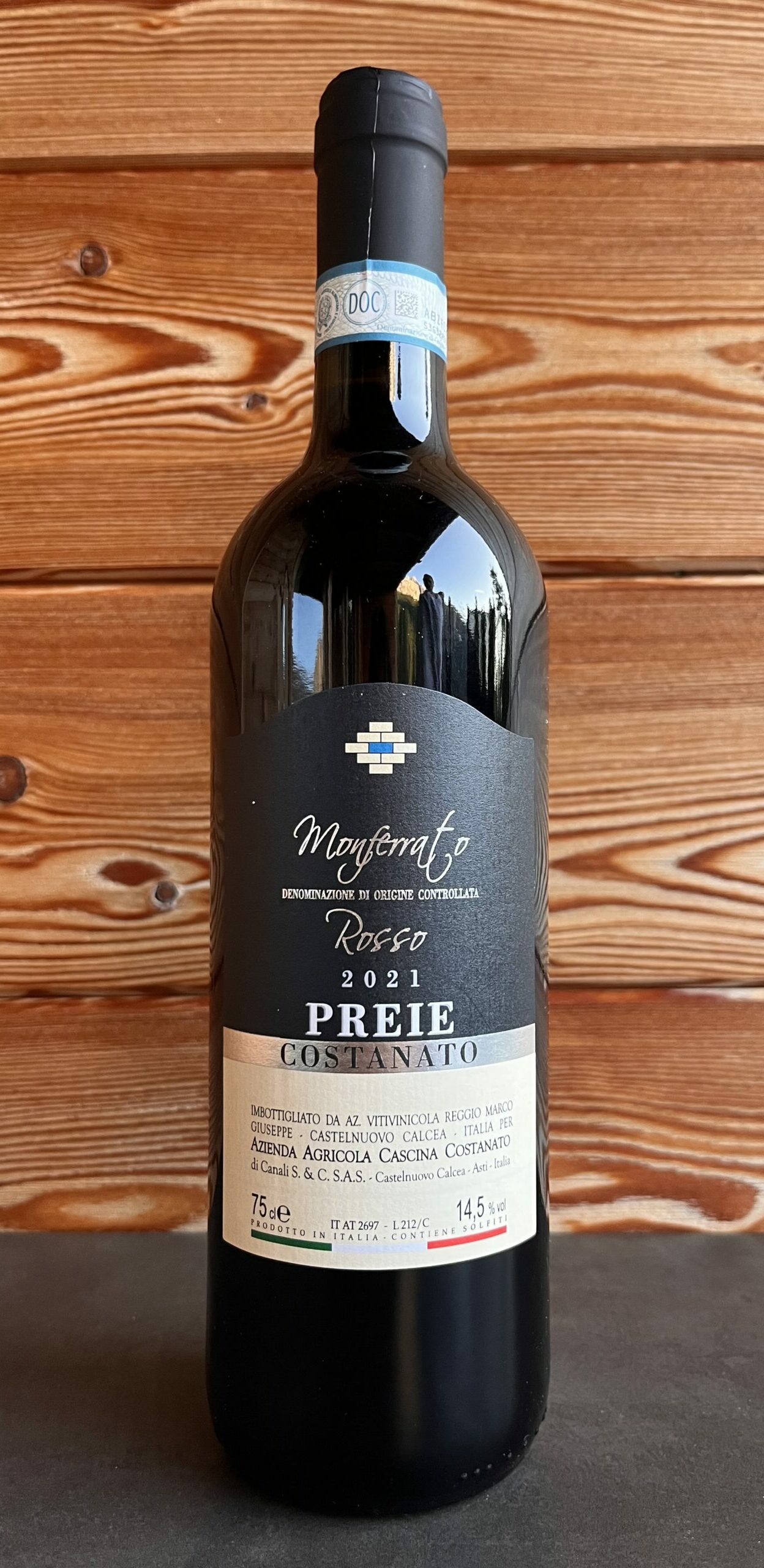 PREIE BOTTIGLIA VINO